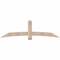 Ekena Millwork Bellingham Smooth Timber Gable Bracket, Douglas Fir, 84"W x 24"H x 1 1/2"D x 5 1/2"F, 7/12 Pitch GBW084X24X0206BEL00SDF - alternate 1